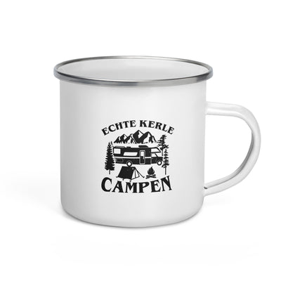 Echte Kerle Campen - Emaille Tasse camping Default Title