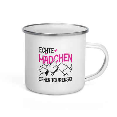 Echte Mädchen Gehen Tourenski - (S.K) - Emaille Tasse klettern Default Title