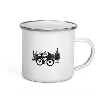 Fahrrad Und Berge - Emaille Tasse fahrrad mountainbike Default Title