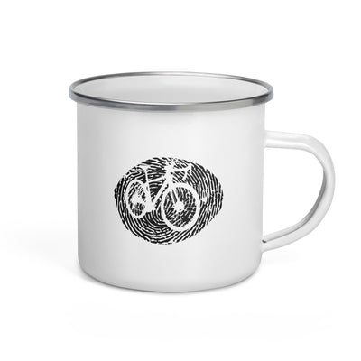 Fingerprint - Cycling - Emaille Tasse fahrrad Default Title