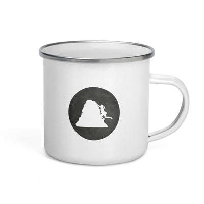 Full Moon - Female Climbing - Emaille Tasse klettern Default Title