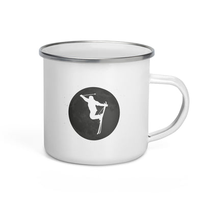 Full Moon - Skiing - Emaille Tasse ski Default Title