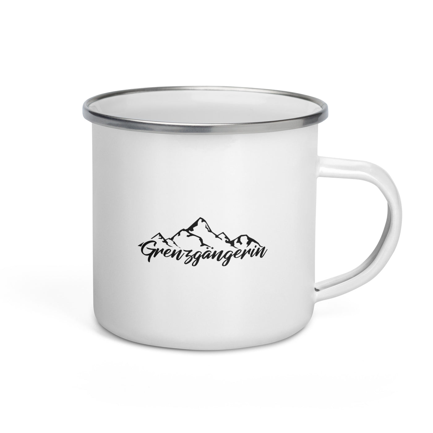 Grenzgangerin - Emaille Tasse berge Default Title