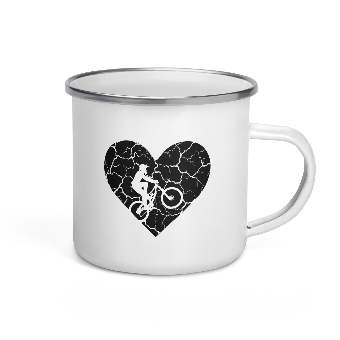 Grunge Heart - Mountainbike - Emaille Tasse mountainbike Default Title