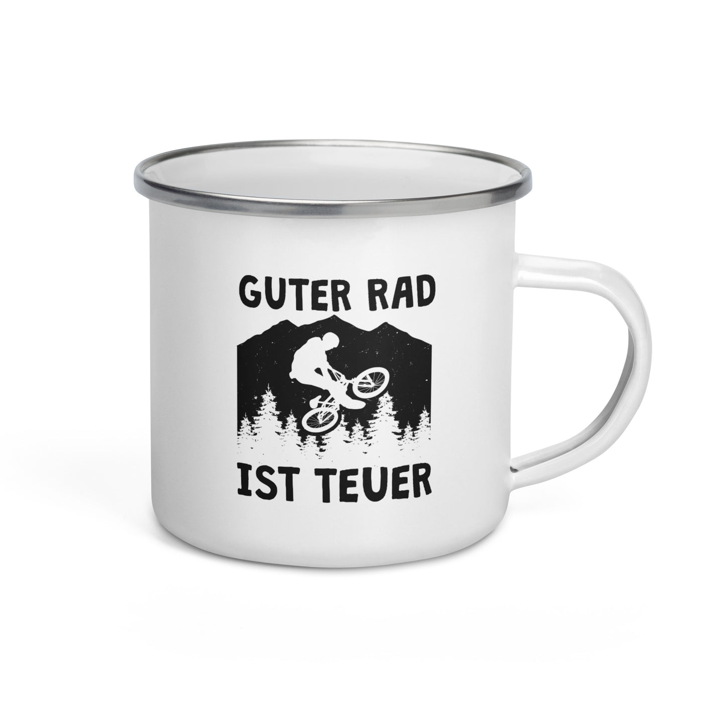 Guter Rad Ist Teuer. - Emaille Tasse fahrrad mountainbike Default Title