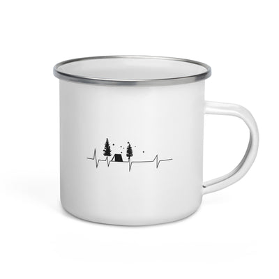 Heartbeat - Camping - Emaille Tasse camping Default Title