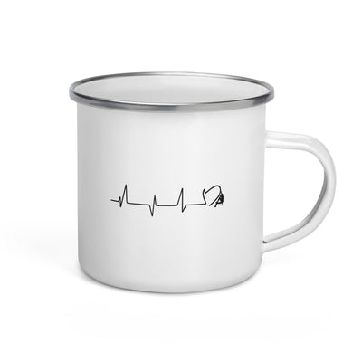 Heartbeat - Heart - Climbing - Emaille Tasse klettern Default Title