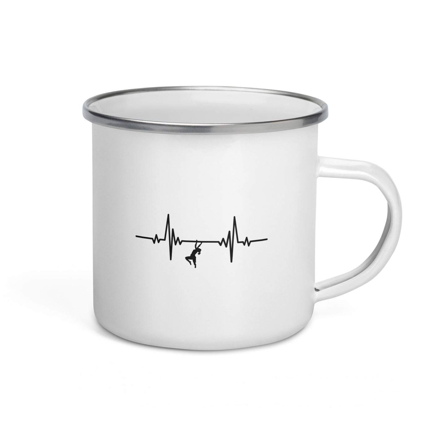 Heartbeat Daring Rock Climbing - Emaille Tasse klettern Default Title