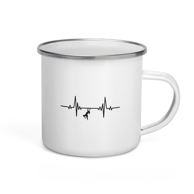 Heartbeat Daring Rock Climbing - Emaille Tasse klettern Default Title