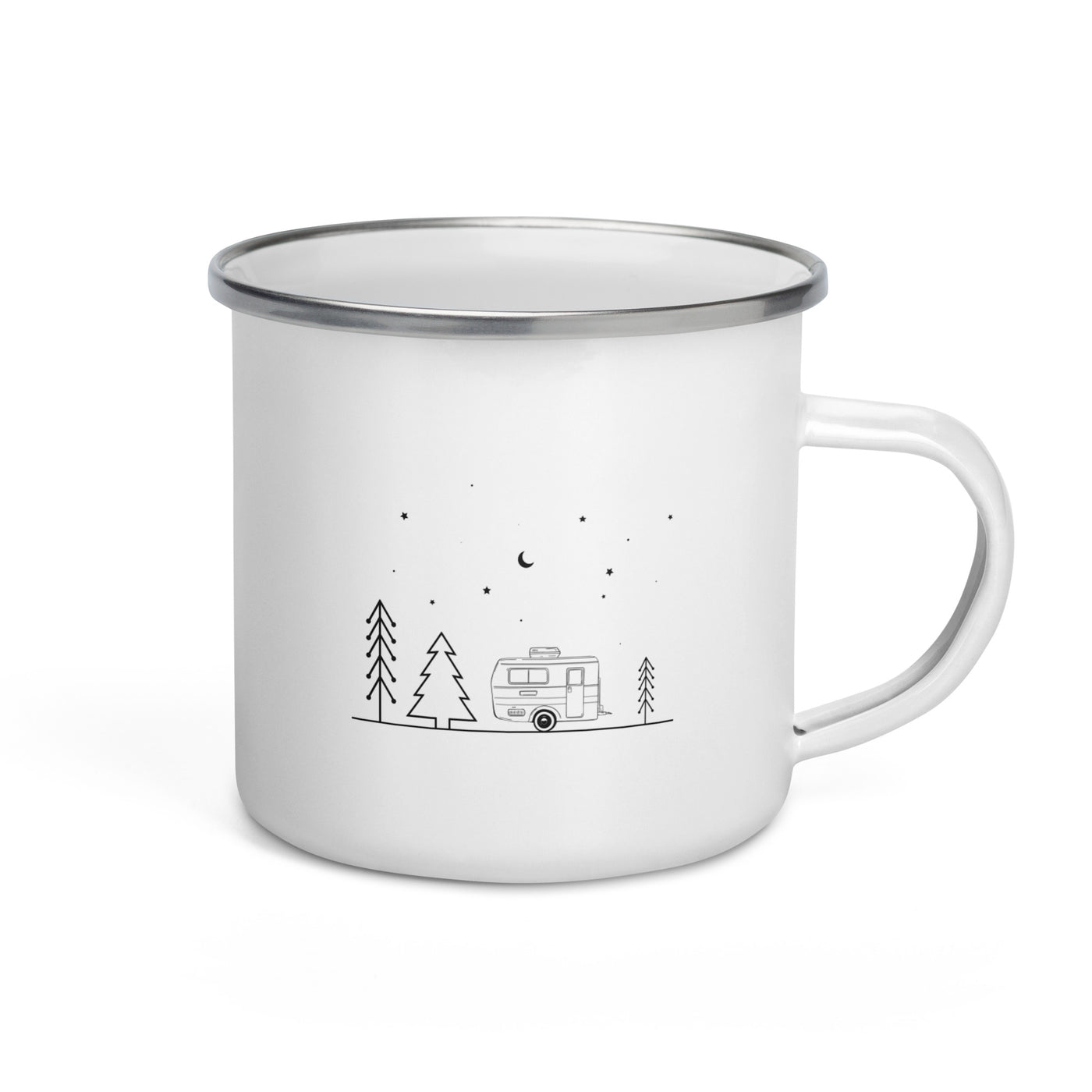 Camping Minimal - Emaille Tasse camping Default Title