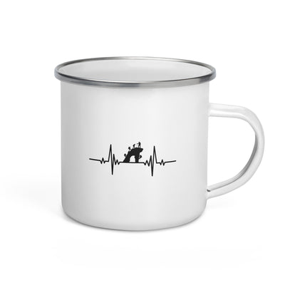 Heartbeat United Rock Climbing - Emaille Tasse klettern Default Title