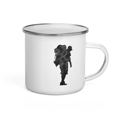 Hiker - Emaille Tasse wandern Default Title