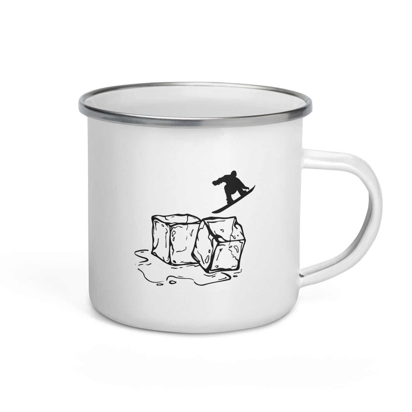 Ice - Snowboarding - Emaille Tasse snowboarden Default Title