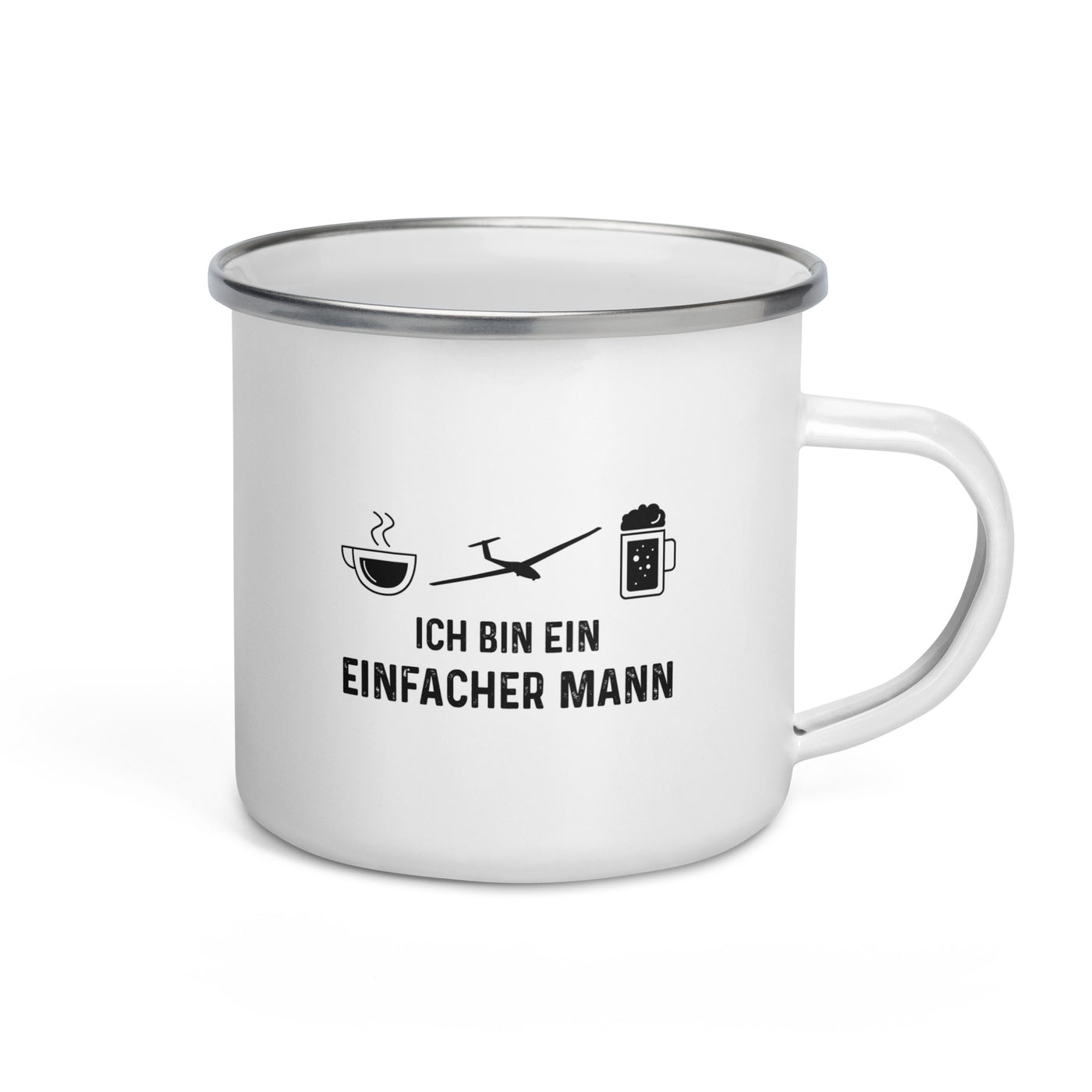 Ich Bin Ein Einfacher Mann - Emaille Tasse berge Default Title