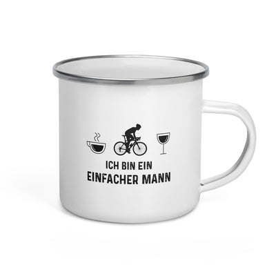 Ich Bin Ein Einfacher Mann 1 - Emaille Tasse fahrrad Default Title