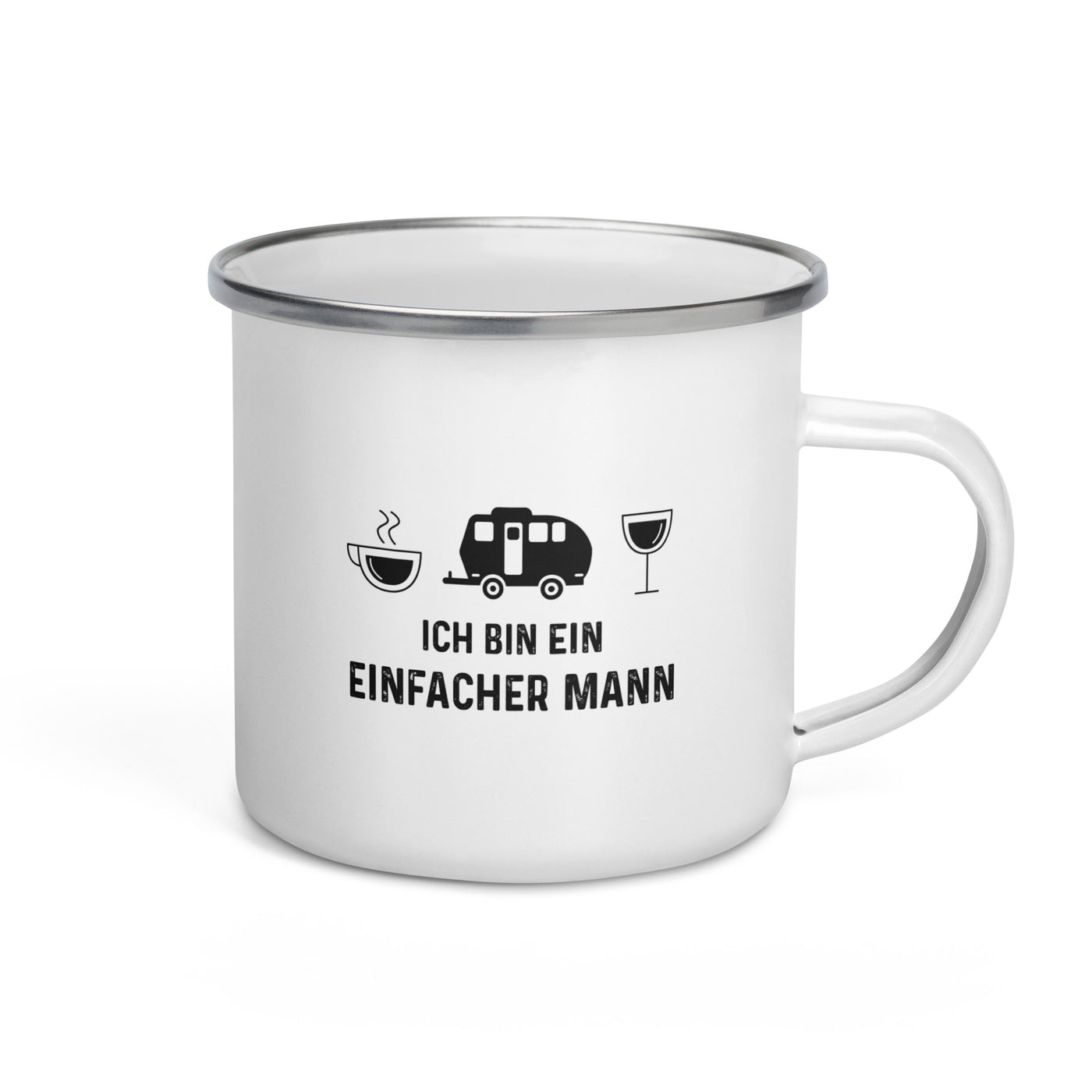 Ich Bin Ein Einfacher Mann 2 - Emaille Tasse camping Default Title