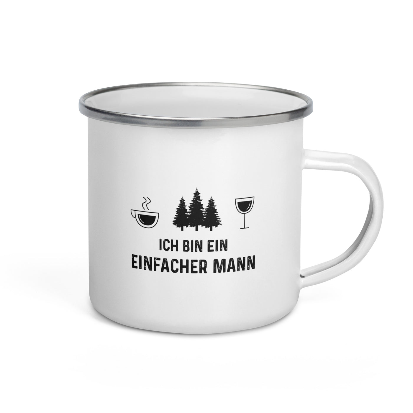 Ich Bin Ein Einfacher Mann 3 - Emaille Tasse camping Default Title