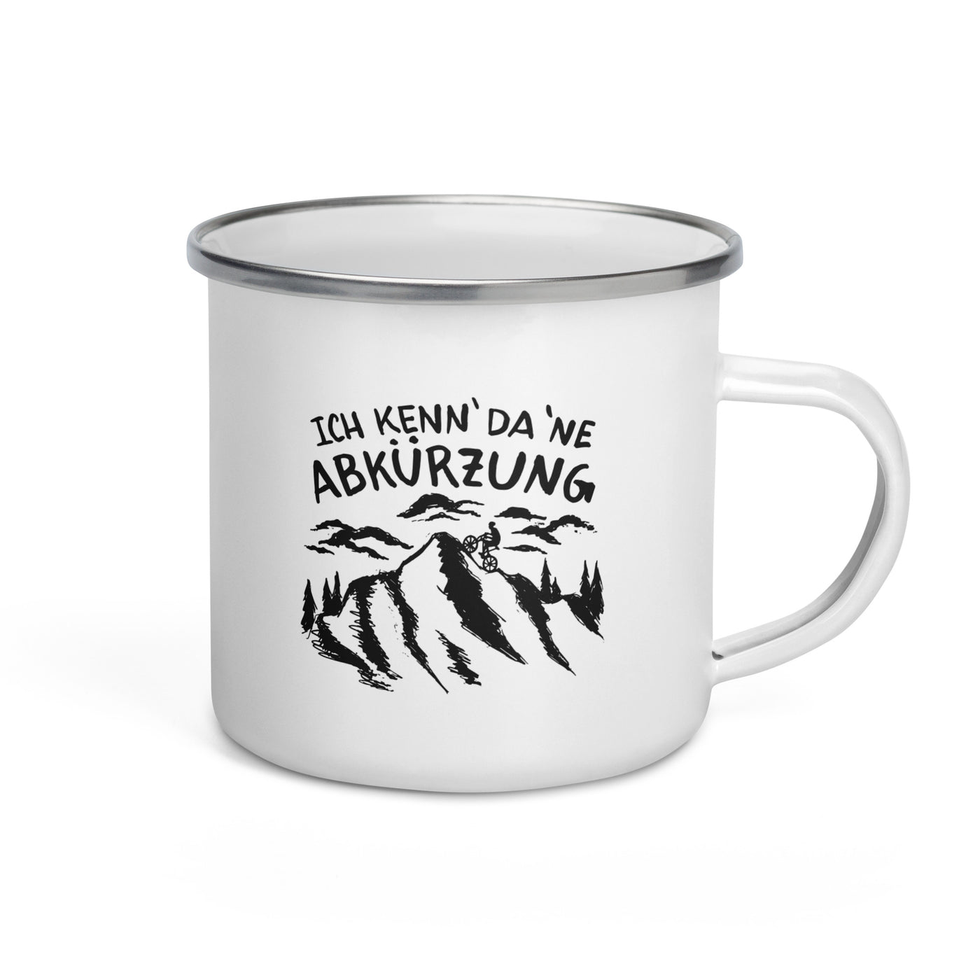 Ich Kenn Da Ne Abkürzung - Emaille Tasse berge Default Title