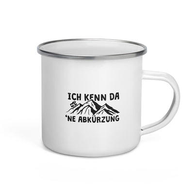 Ich Kenn Da Ne Abkürzung - Wohnmobil - Emaille Tasse camping Default Title