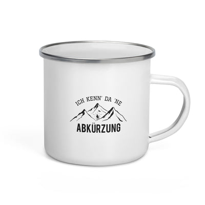 Ich Kenne Da Ne Abkürzung - Emaille Tasse berge wandern Default Title