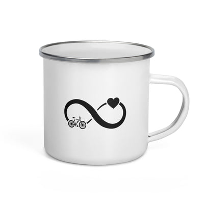 Infinity Heart And E-Bike - Emaille Tasse e-bike Default Title