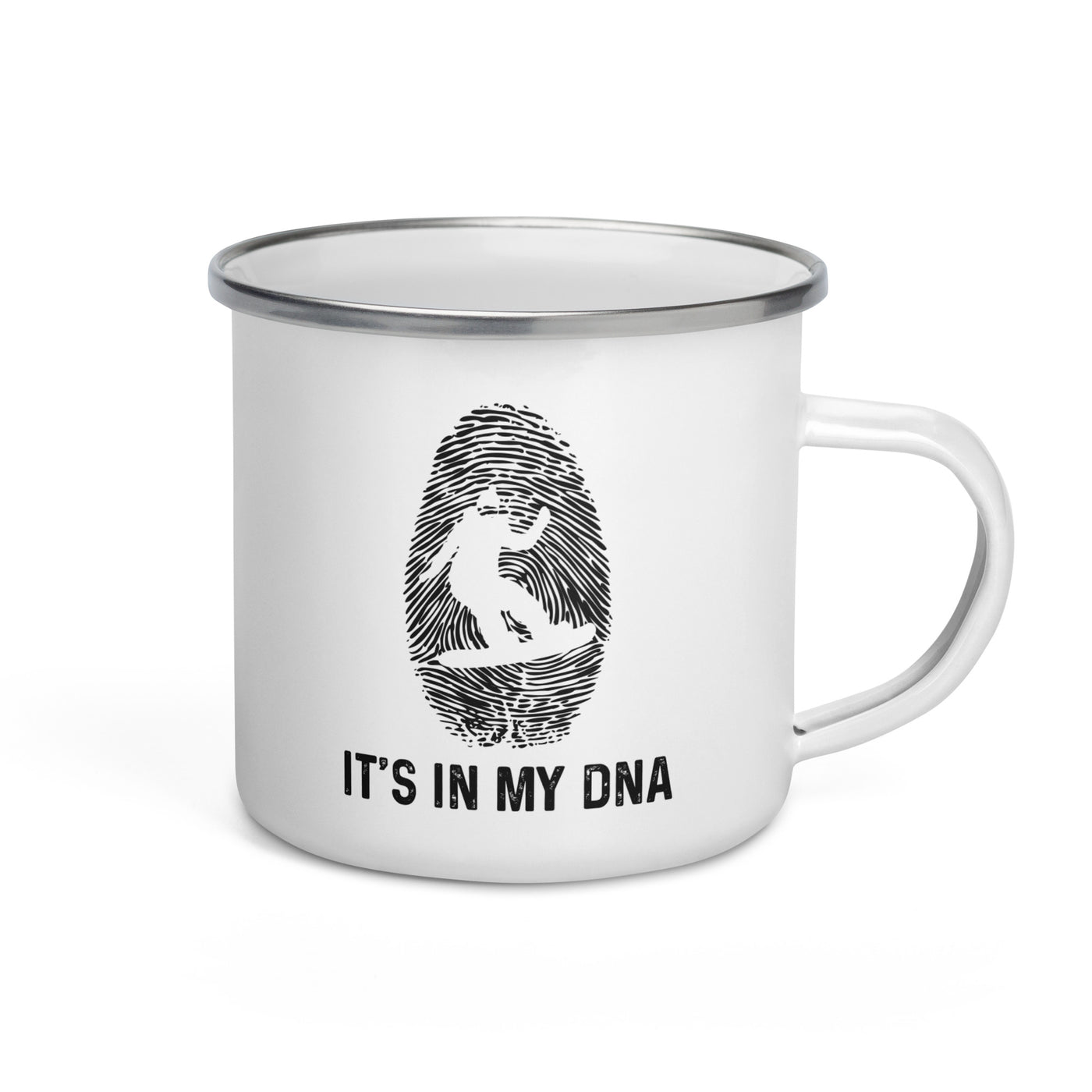 It'S In My Dna 1 - Emaille Tasse snowboarden Default Title