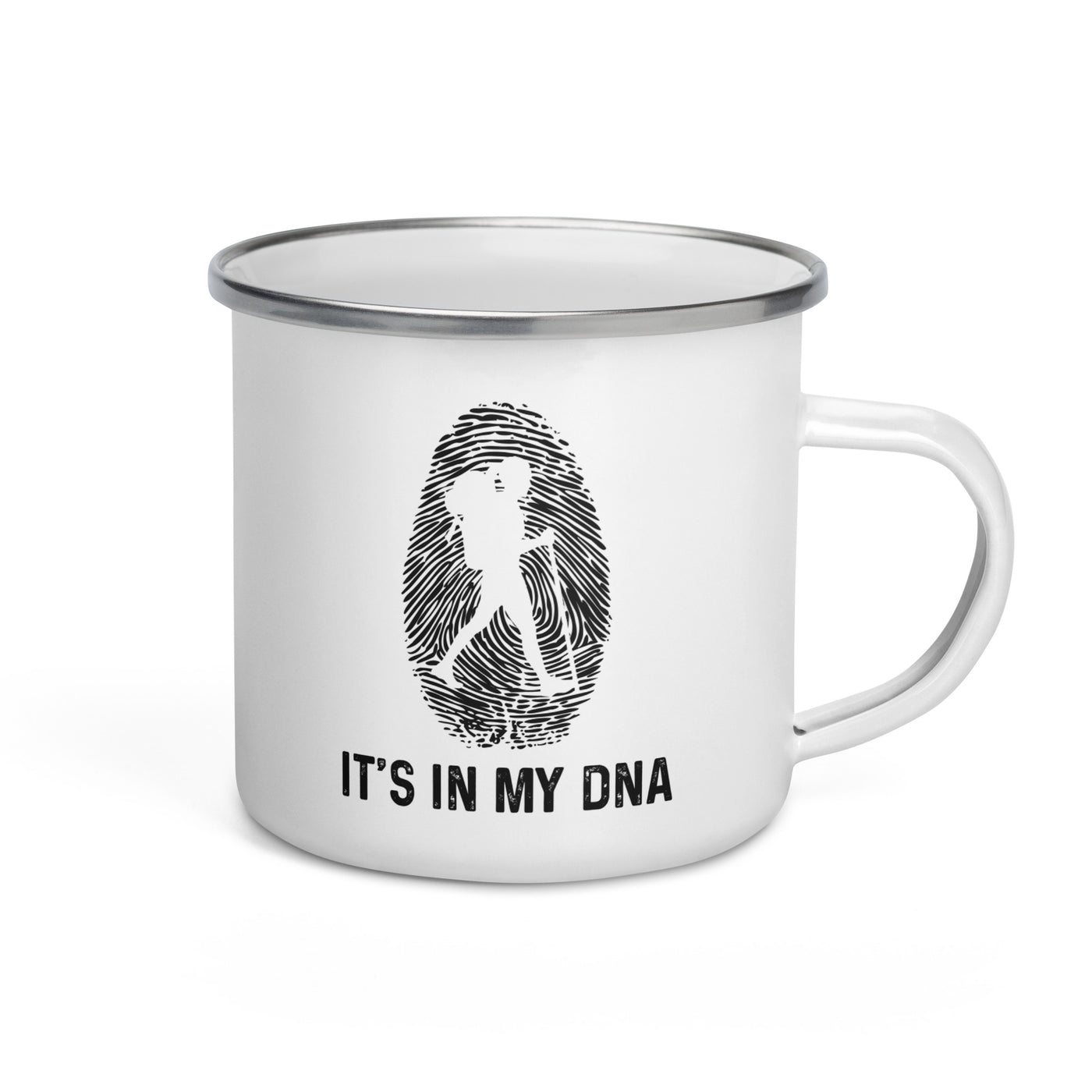 It'S In My Dna 1 - Emaille Tasse wandern Default Title