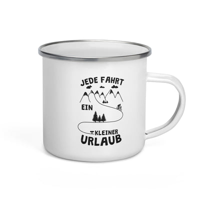 Jede Fahrt Ein Kleiner Urlaub - Emaille Tasse fahrrad mountainbike Default Title