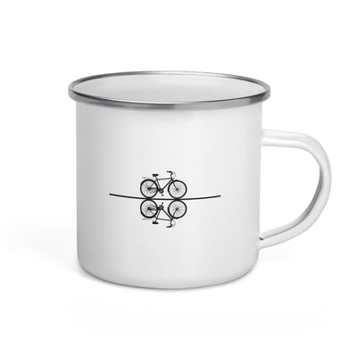 Line - Cycling - Emaille Tasse fahrrad Default Title