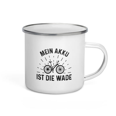 Mein Akku Ist Die Wade - Emaille Tasse fahrrad Default Title