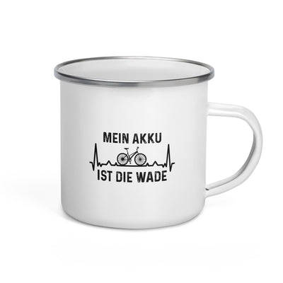 Mein Akku Ist Die Wade 1 - Emaille Tasse fahrrad Default Title