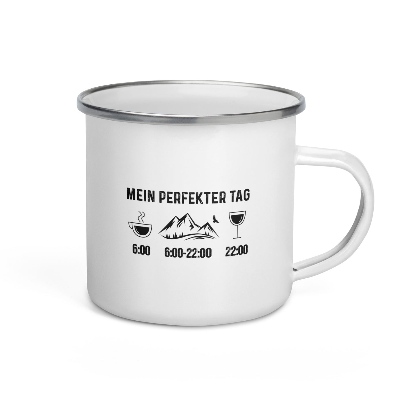 Mein Perfekter Tag - Emaille Tasse berge Default Title