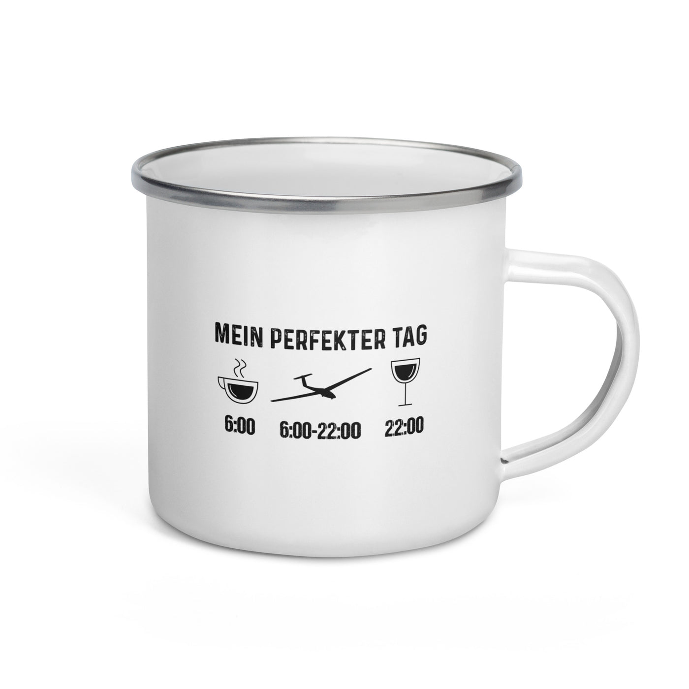 Mein Perfekter Tag - Emaille Tasse berge Default Title