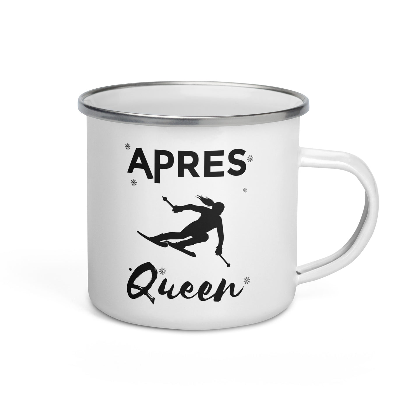 Après Queen - Emaille Tasse ski Default Title