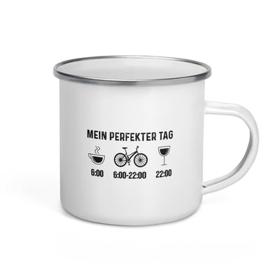 Mein Perfekter Tag - Emaille Tasse fahrrad Default Title