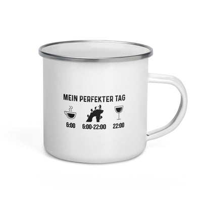 Mein Perfekter Tag - Emaille Tasse klettern Default Title