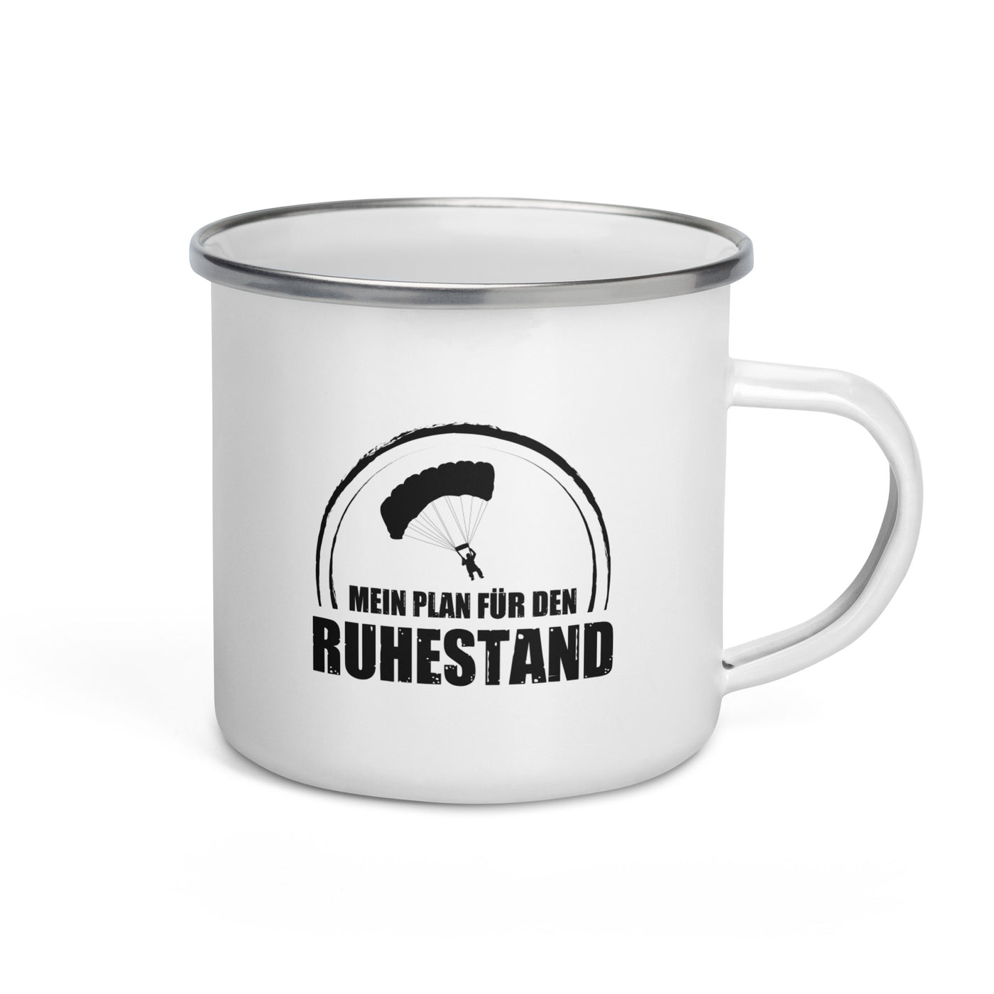 Mein Plan Fur Den Ruhestand 1 - Emaille Tasse berge Default Title