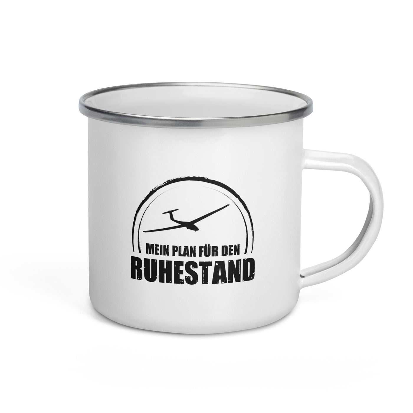 Mein Plan Fur Den Ruhestand 2 - Emaille Tasse berge Default Title