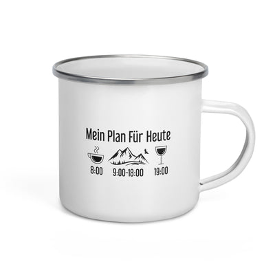 Mein Plan Für Heute - Emaille Tasse berge Default Title