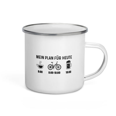 Mein Plan Für Heute - Emaille Tasse fahrrad Default Title