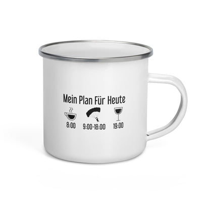 Mein Plan Für Heute 1 - Emaille Tasse berge Default Title