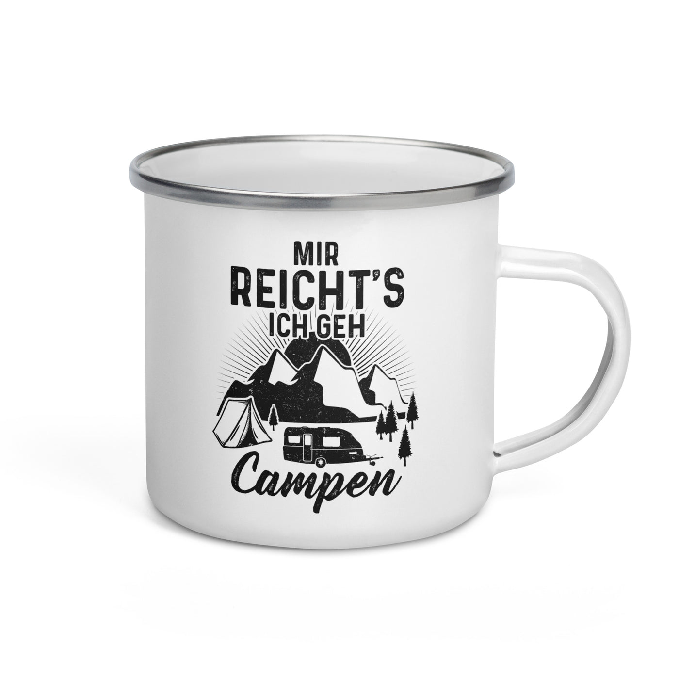 Mir Reichts Ich Geh Campen - Emaille Tasse camping Default Title