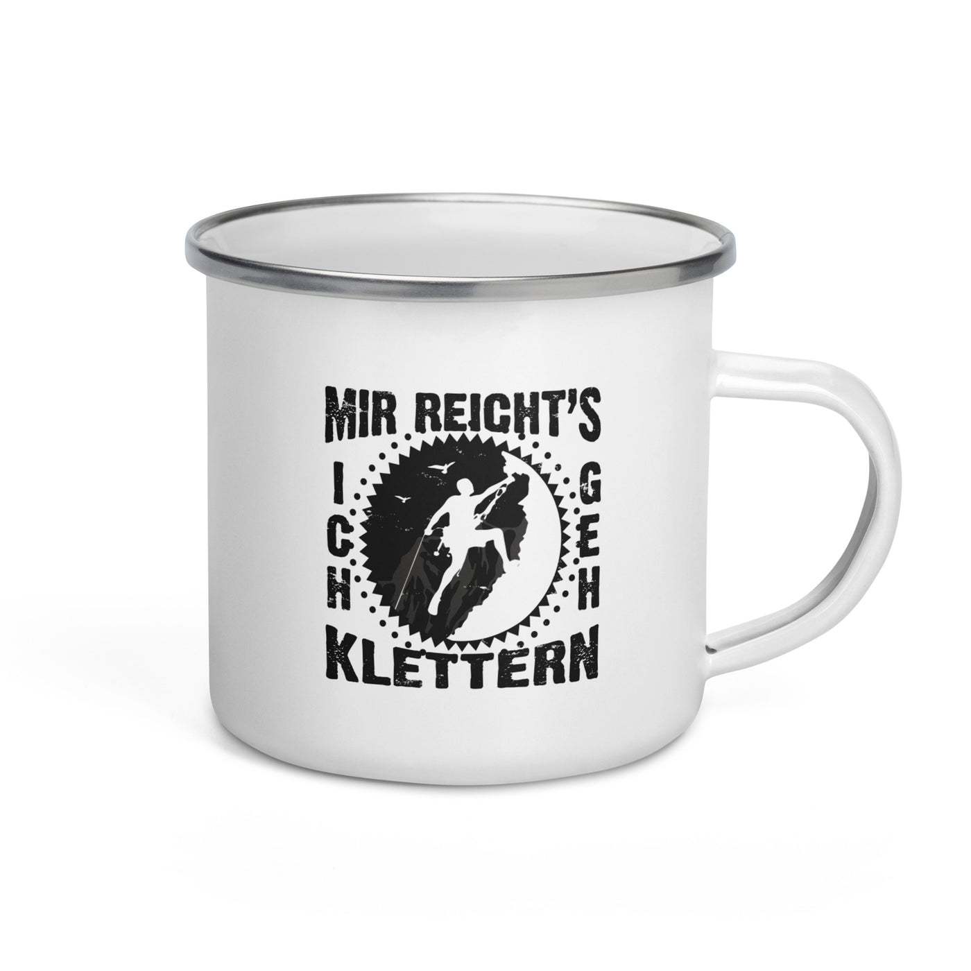 Mir Reichts Ich Geh Klettern - Emaille Tasse klettern Default Title