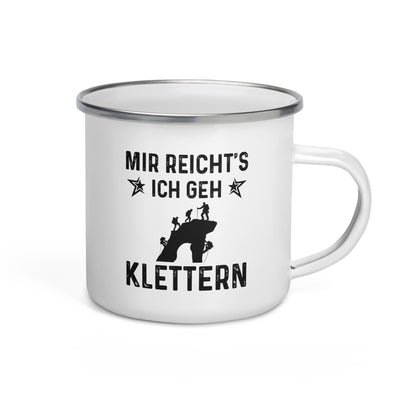 Mir Reicht'S Ich Gen Klettern - Emaille Tasse klettern Default Title