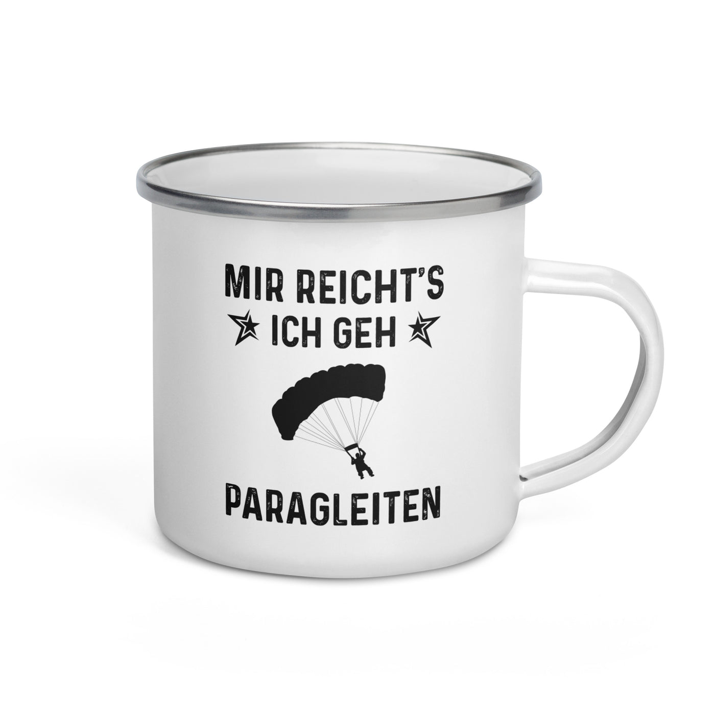 Mir Reicht'S Ich Gen Paragleiten - Emaille Tasse berge Default Title