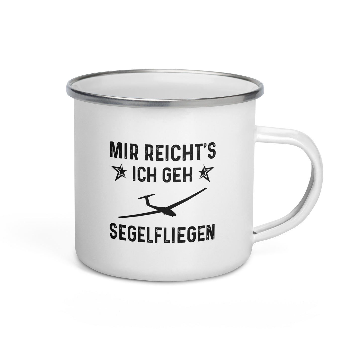 Mir Reicht'S Ich Gen Segelfliegen - Emaille Tasse berge Default Title