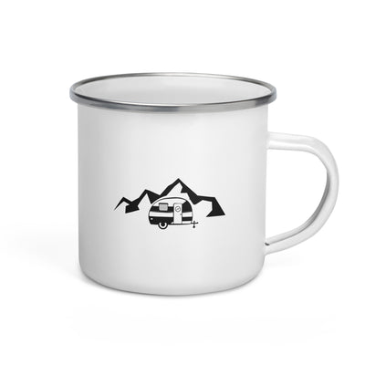 Mountain - Camping Caravan - Emaille Tasse camping Default Title