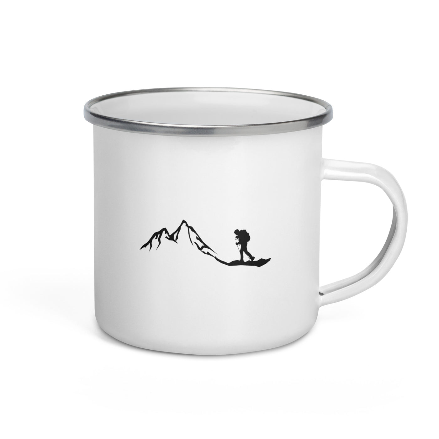 Mountain - Hiker (12) - Emaille Tasse wandern Default Title