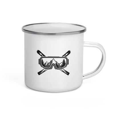 Mountain Skier - Emaille Tasse ski Default Title