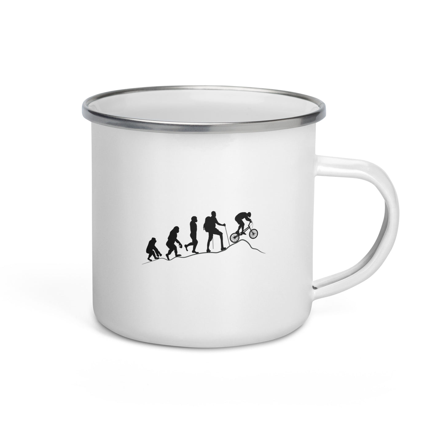 Mountainbike Evolution - Emaille Tasse mountainbike Default Title